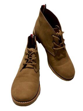 Tommy Hilfiger Benay Faux Leather Chukka Boots Women's Size 6.5M